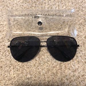 Black aviator desi Perkins quay sunnies